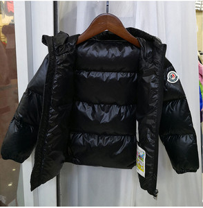 童装羽绒服2023新冬加厚连帽短款宝宝中小童儿童面包服超轻白鸭绒