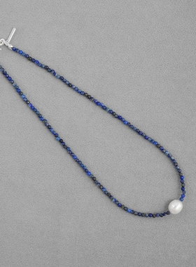 SOPHIE*家26年早春珍珠项链 简约气质高级感青金石淡水珍珠锁骨链