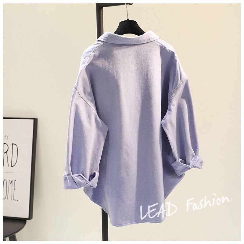 2024 MATERNITY CLOTHES SPRING CLOTHES NEW KOREAN VERSION LOOSE SMILEY FACE COTTON SHIRT CASUAL FASHION PLUS SIZE WOMENS SHIRT TIDE