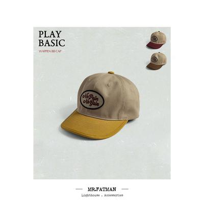 MrFATMAN 纯正美式复古棒球帽 No pain no gain主题男女款 251002