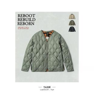 TAION 轻量保暖便携V领拉链羽绒服软壳都市山系男女夹克