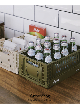 Lighthouse 复古收纳篮 可折叠户外露营 居家车载 整理 groundhog