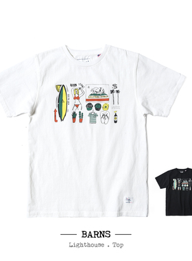 夏秋之季 BARNS×TAKEDA MASASHI 限定合作 美制短袖TEE BR-7941