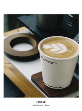 日本PUEBCO 假装纸杯的陶瓷杯 真环保水杯 咖啡杯 外带热饮 杯子