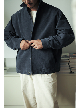 VALLEE 全棉制 法式复古经典哈灵顿休闲短夹克 VE091