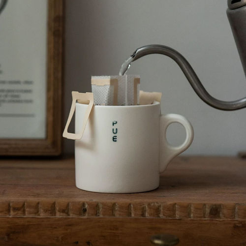 日本PUEBCO 日式简约字母马克杯陶瓷杯水杯子咖啡杯茶杯送礼