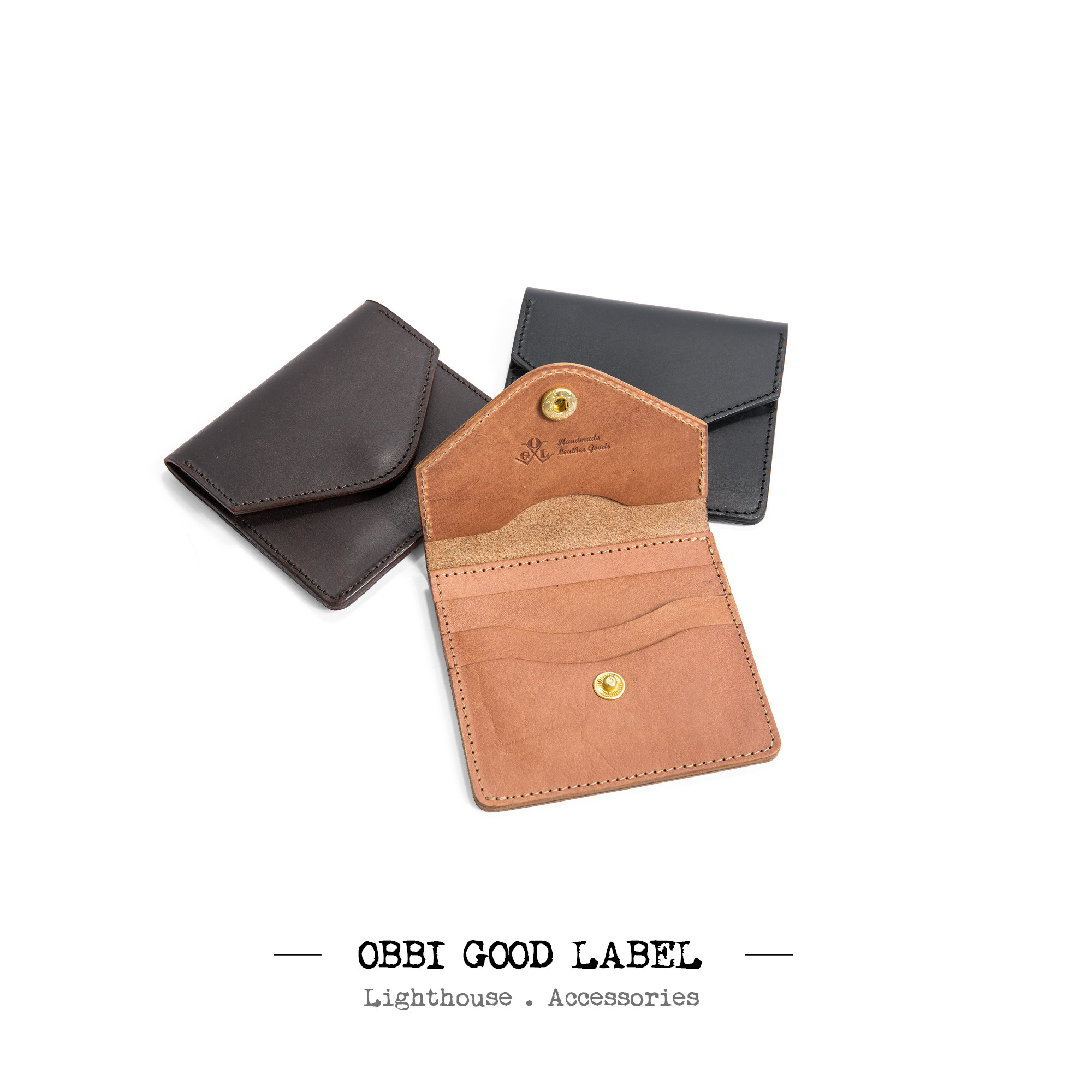 obbigoodlabel short card leather wallet短卡式皮革钱包 ogl64