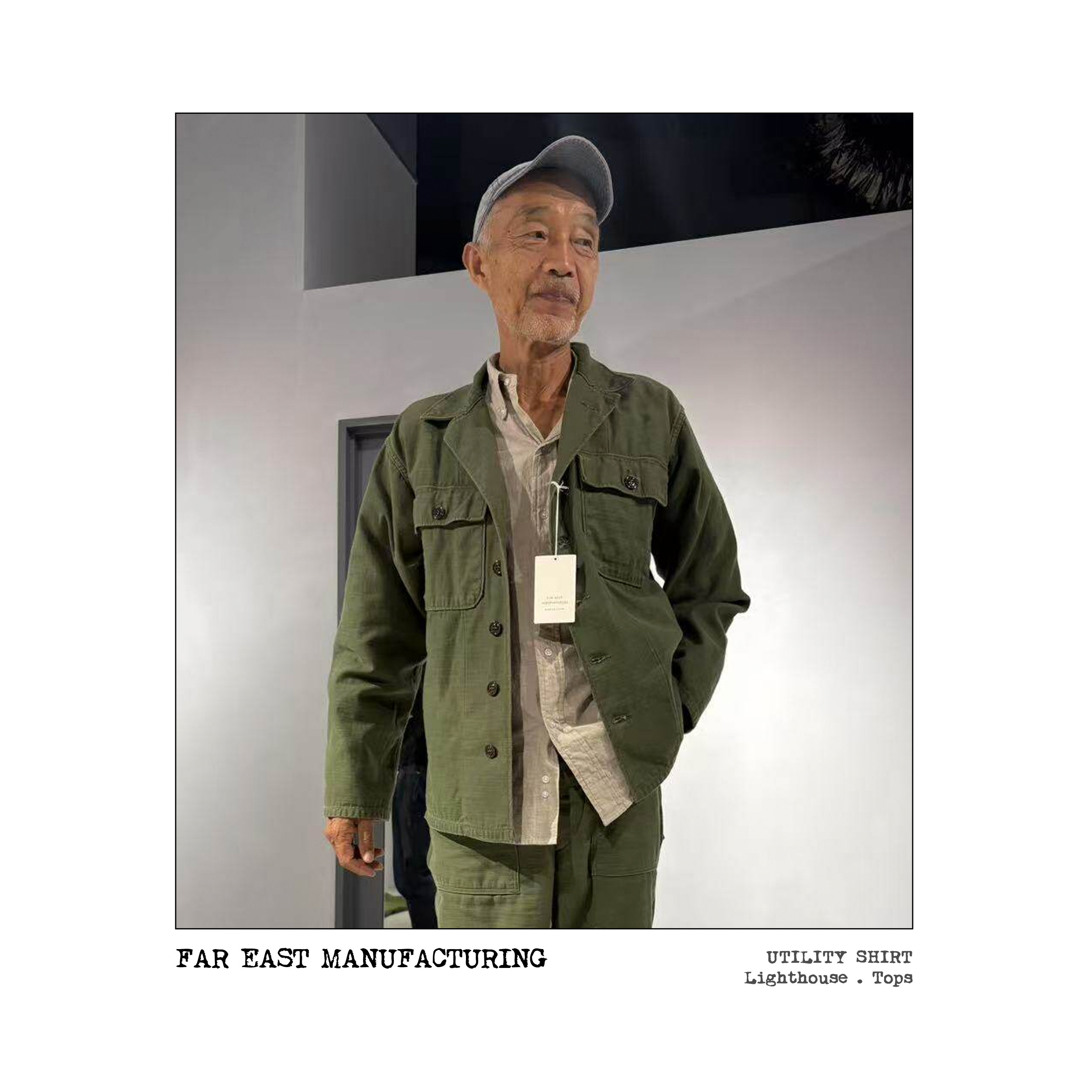 林芳亨监修 Far East Manufacturing  复古50年代美军风缎面衬衫图片
