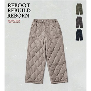 专注羽绒 TAION 保暖性优异 轻盈宽松款型羽绒裤 WIDE DOWN PANTS