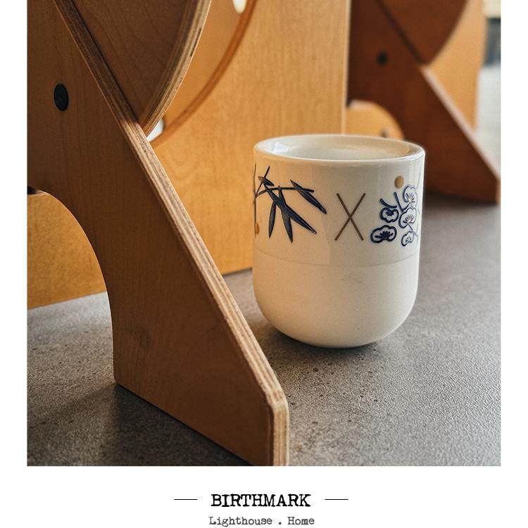 岁寒三友 厚唇杯240ml 青花瓷 咖啡杯 茶杯 送礼自用 痣birthmark,餐饮具,茶杯,淘宝优惠券,粉丝福利购,淘宝优惠卷