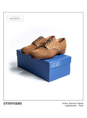 DRYBOOTS士官鞋布雷克工艺德比鞋亚洲 舒适楦型手作皮鞋 季节限定