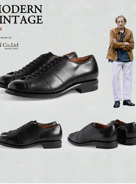 BROTHER BRIDGE 复古德比鞋阿里同款拳击运动鞋九孔鞋带日制皮鞋