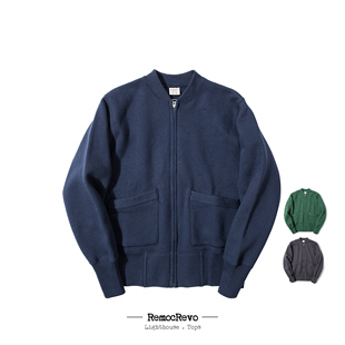 RemocRevo Sportswear 圆桶拉链开衫卫衣 秋季外穿冬季内搭 OC-11