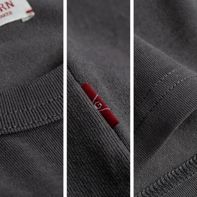 GOODYARN 新款蔡纶纸纱短袖T恤抗菌凉感复古条纹宽松TEE