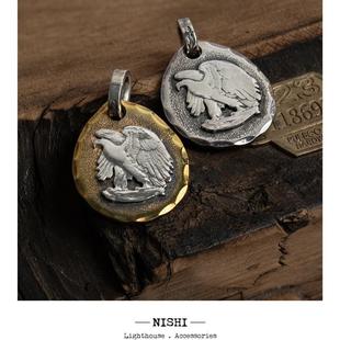 NISHI HALF DOLLAR 古董银币再制 武骨感 手作吊坠 BASIC PENDANT