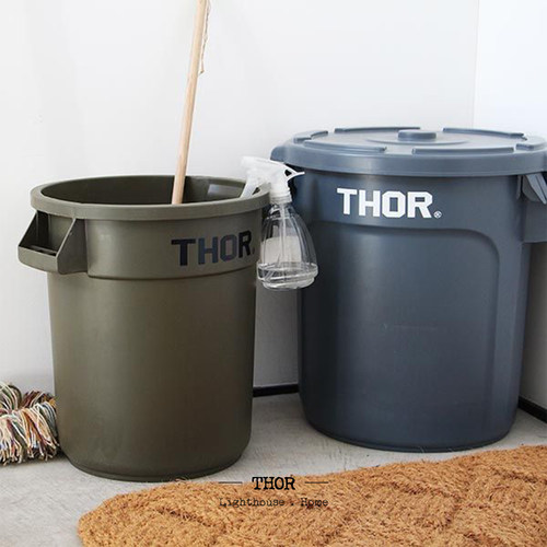 国内现货 THOR收纳箱防潮桶植物花盆杂物垃圾桶 日本限定款 12L