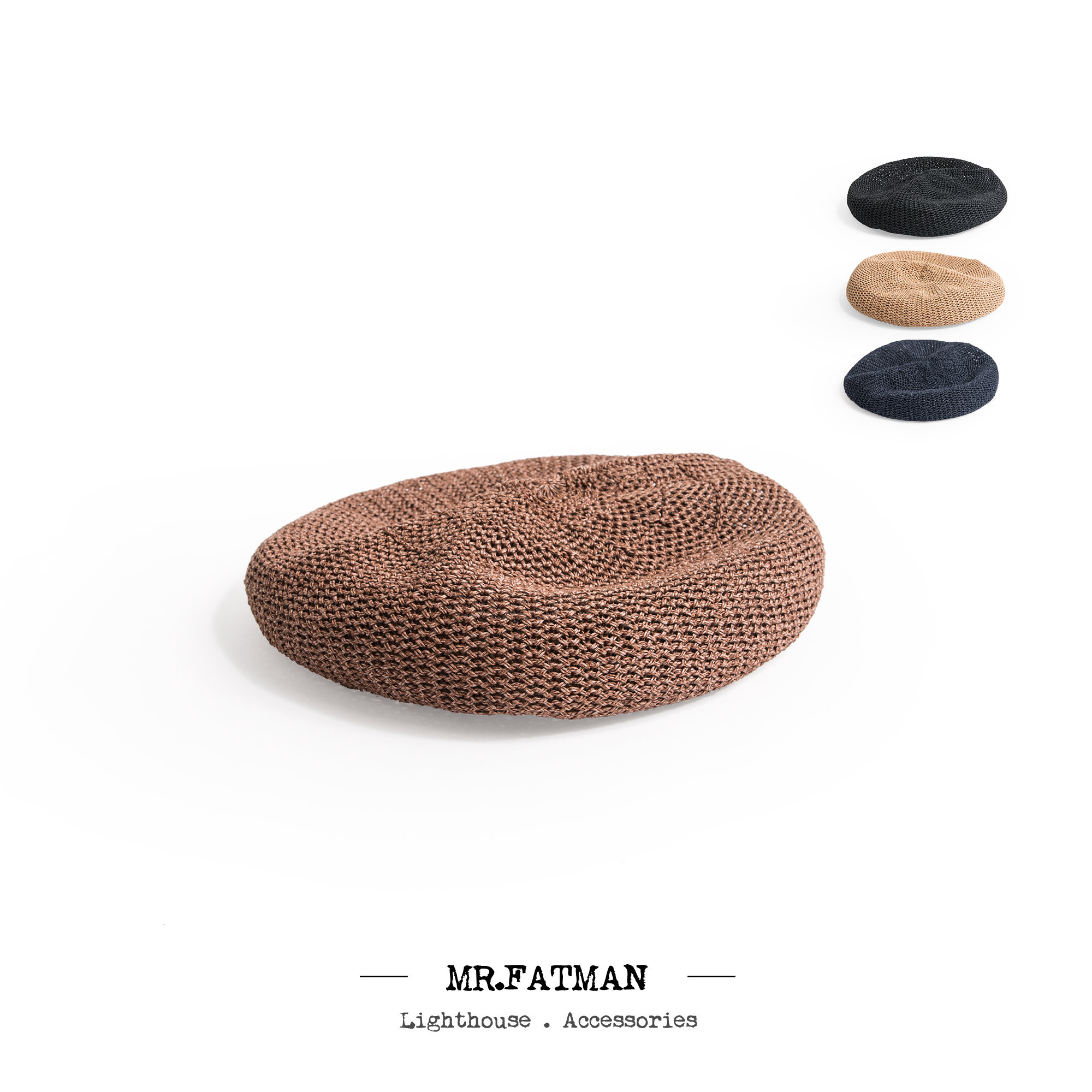 Mr.FATMAN混纺贝雷帽专注制帽