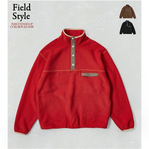 KRIFF MAYER 户外风立领细绒套头衫 男女外穿内搭保暖内胆