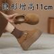 小个子小码 小个子内增高女加 勃肯鞋 女鞋 313233博肯脚蹬全包厚底鞋