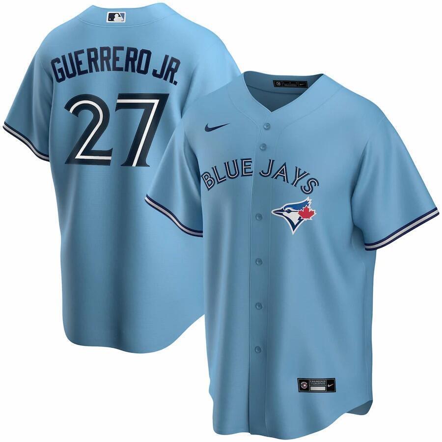 美职棒 Blue Jays 多伦多蓝鸟队 Guerrero 格雷罗 刺绣款球衣