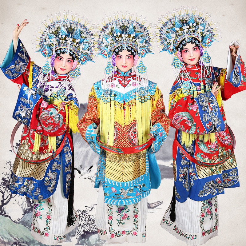 镶边戏剧贵妃醉酒凤冠霞帔古装