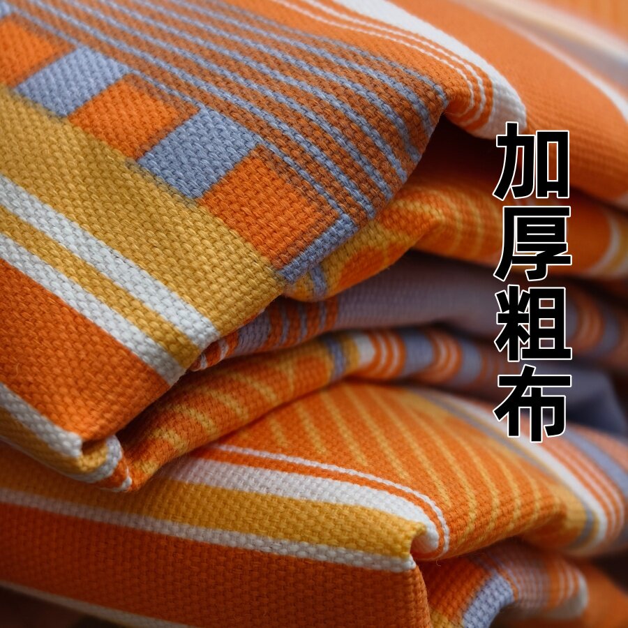 清仓处理老粗布床单防滑加厚加密三件套单人双人床单夏季粗布凉席