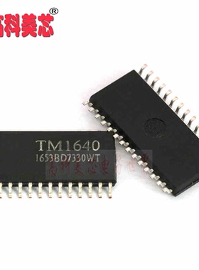 【高科美芯】 IC集成电路 TM1640 SOP28 LED驱动控制 （一个）