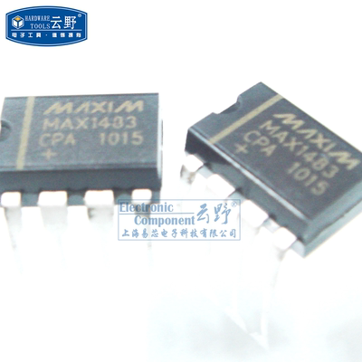 IC集成电路MAX1483CPA DIP8直插 RS-485收发器 芯片（一个）