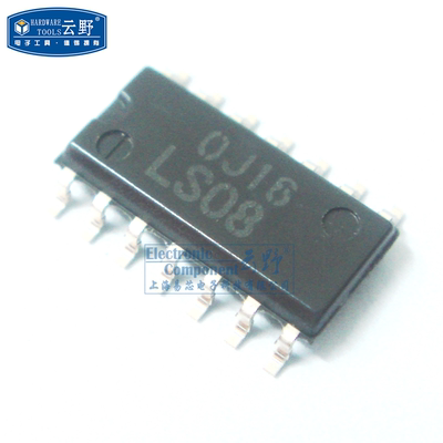 【高科美芯】IC集成电路74LS08 SOP14 窄体 四路2输入与门 8mA