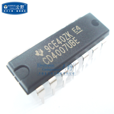 【高科美芯】IC集成电路CD4007UBE DIP14直插 反相器和缓冲器 芯