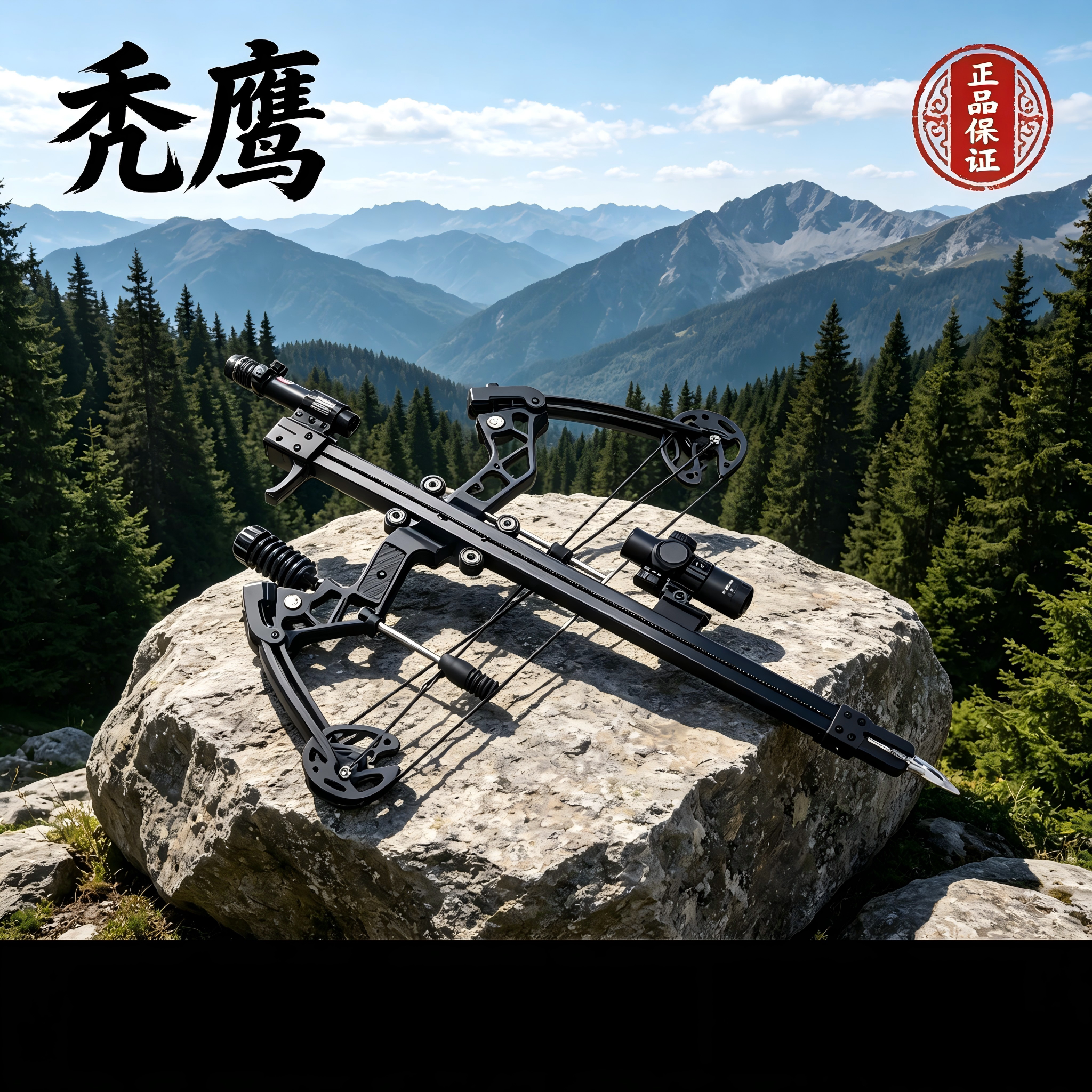 秃鹰50连发高精度射程远弹弓