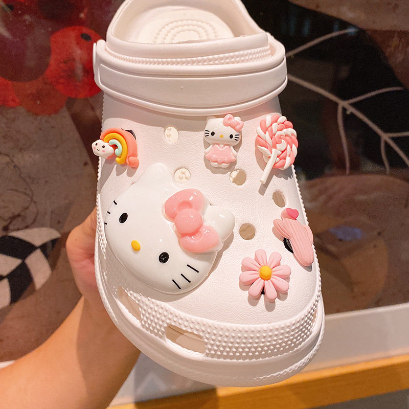 kt猫凯蒂猫鞋扣洞洞鞋装饰扣配件helloKitty卡通diy鞋花配饰ins潮,服饰配件/皮带/帽子/围巾,鞋扣,淘宝优惠券,粉丝福利购,淘宝优惠卷