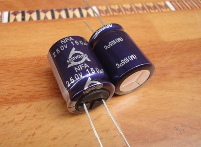 原包装 韩国三莹 250V150UF NFA 长寿命 18X25 105度