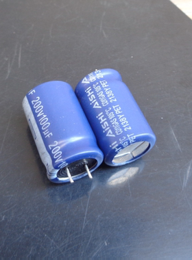 100UF 200V 艾华 AISHI 电源电容 CD11GAS 200V100UF 12X20 105度