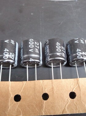27UF 400V 台湾TEAPO 400V27UF SH 电源电容 可代 22UF 12X16 105