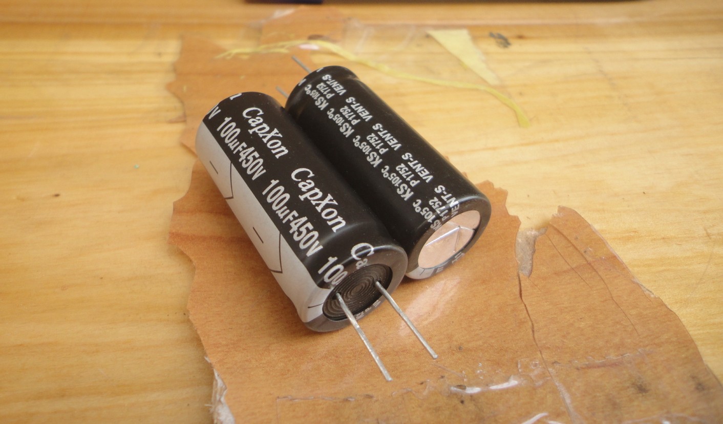 台湾产 CAPXON 450V100UF KS 电源电容 18*40 105度