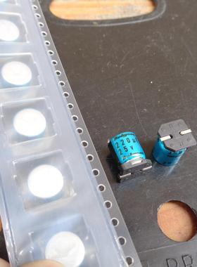 220UF 25V 日本产 红宝石 SEV 贴片电容 天蓝色 25V220UF 8X10