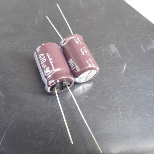 50V470UF 日本尼吉康  红宝石 黑金刚KZN 松下高频低阻13X20