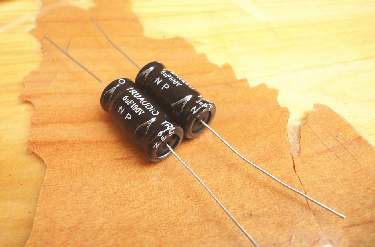 TRU AUDIO 100V6UF NP 无极 轴向电容 6UF 100V 12X22