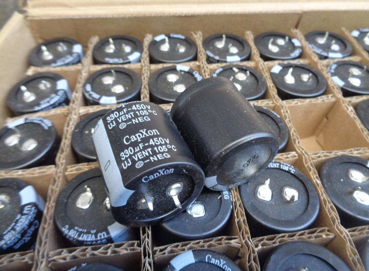 330UF 450V 台湾 CAPXON 电源电容 UJ 长寿命 450V330UF 30X30
