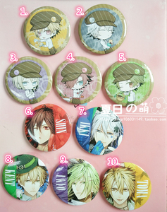 【清仓现货】日单散货otomate  fair限定徽章CLOCK ZERO&AMNESIA