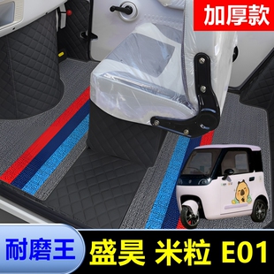 盛昊米粒E01电动三轮车脚垫低速代步车脚踩垫子配件专用大全包围.