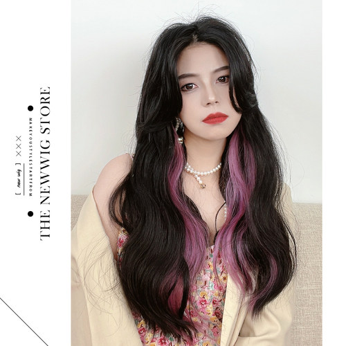 欧美轩彩色接发片哑光高温丝