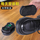 鞋 蜡刷子双面海绵擦 神器懒人保养护理清洁鞋 擦皮鞋 油无色通用擦鞋