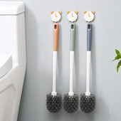 马桶刷家用无死角壁挂式 洗刷厕所长柄软毛刷子卫生间蹲坑清洁神器