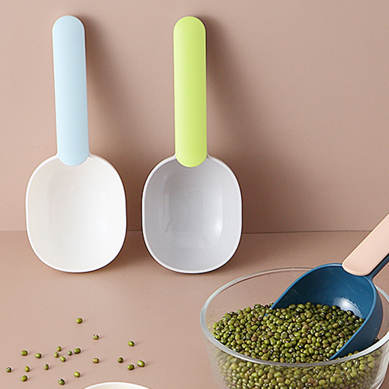 舀米勺多功能长柄带夹量勺