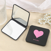 迷你小镜子女随身携带化妆镜小号可爱便携折叠宿舍学生手持双面镜