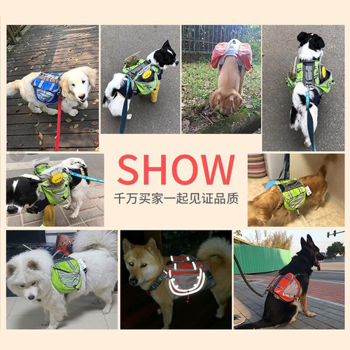 Pet Dog Carry Saddle Bag Backpack Outdoor Hiking  Training