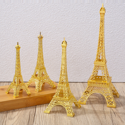 创意法国巴黎埃菲尔铁塔金属摆件模型客厅小物件酒柜艾菲尔装饰品