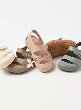 正品 西班牙Igor软底凉鞋儿童夏季水路两穿包头踩水鞋魔术贴童鞋